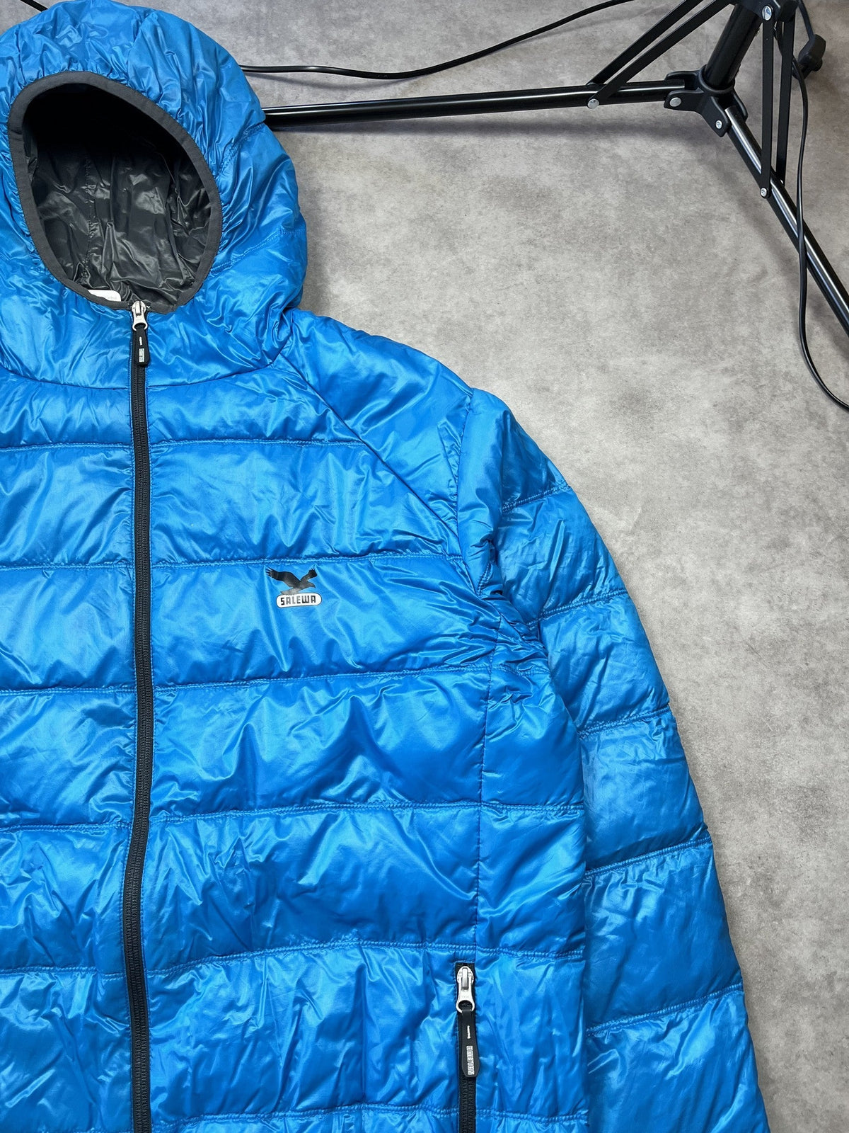 Salewa Daunenjacke Blau Gr. XL