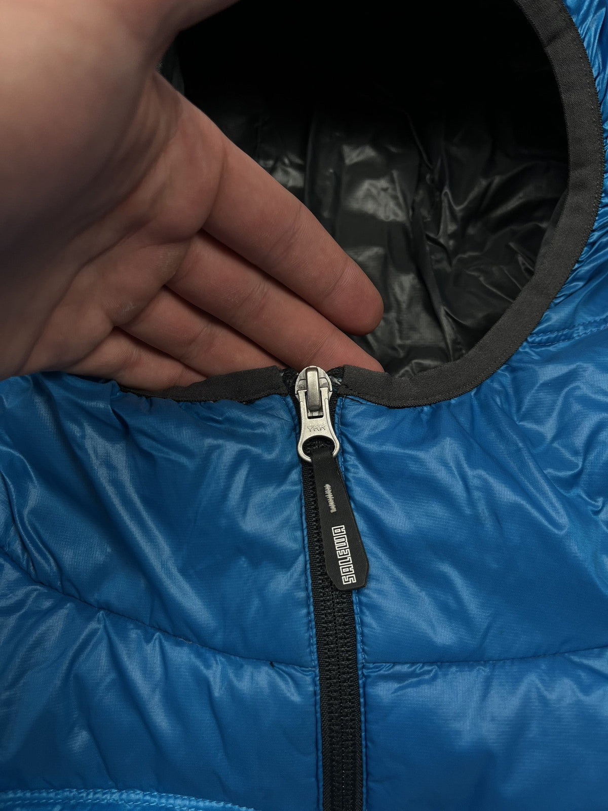 Salewa Daunenjacke Blau Gr. XL