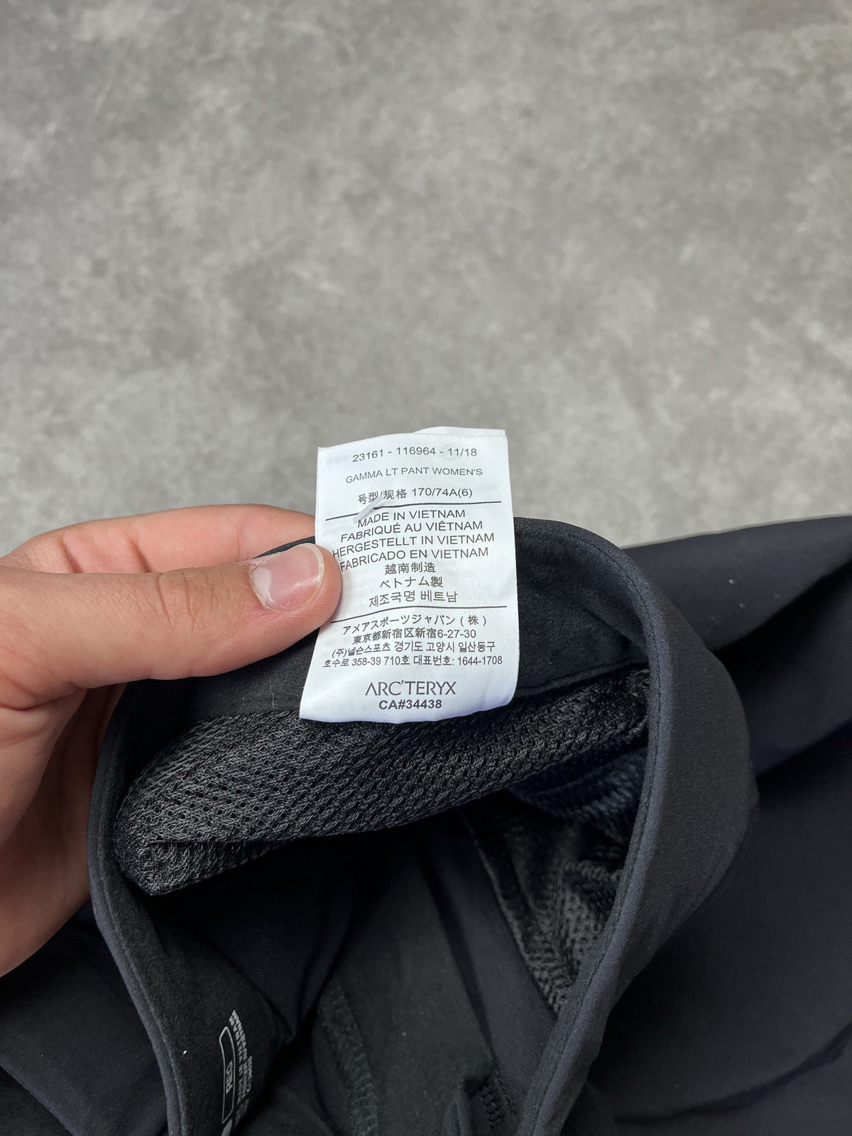 Arc'teryx Wanderhose Schwarz Gr. S Damen
