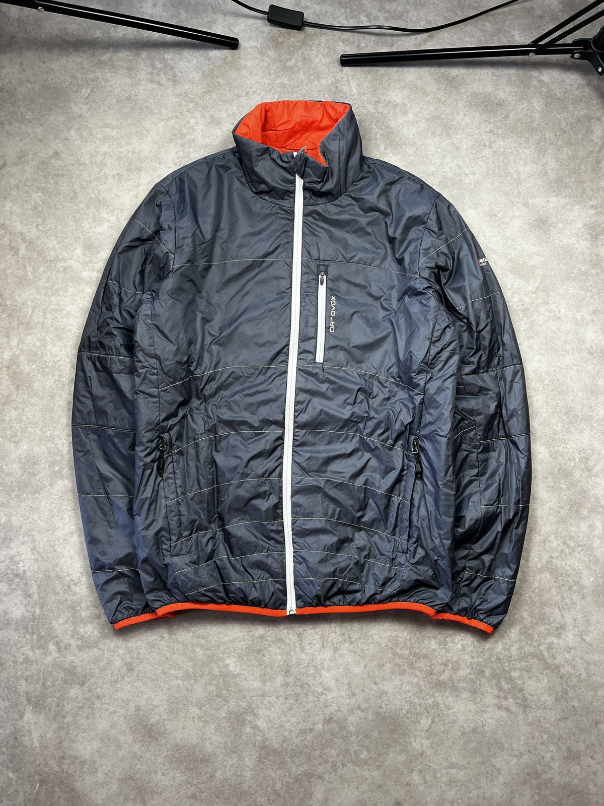 Ortovox Jacke Orange Blau Gr. L