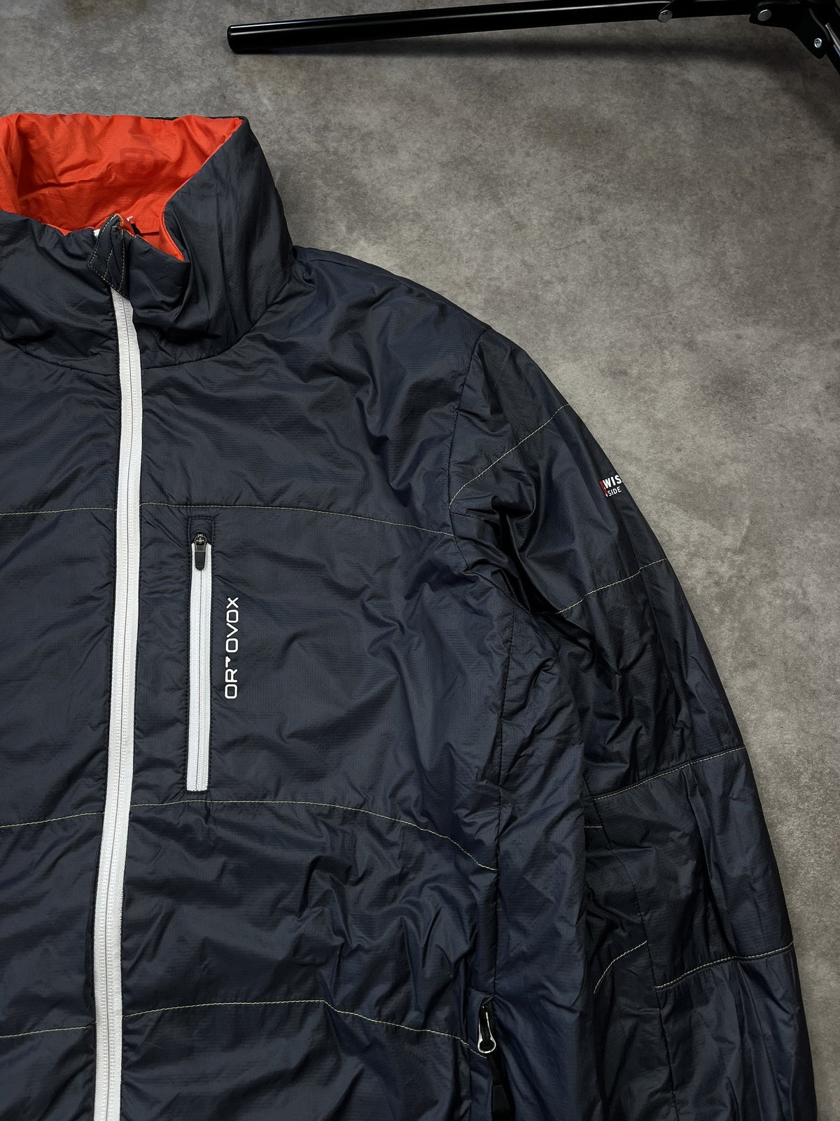 Ortovox Jacke Orange Blau Gr. L