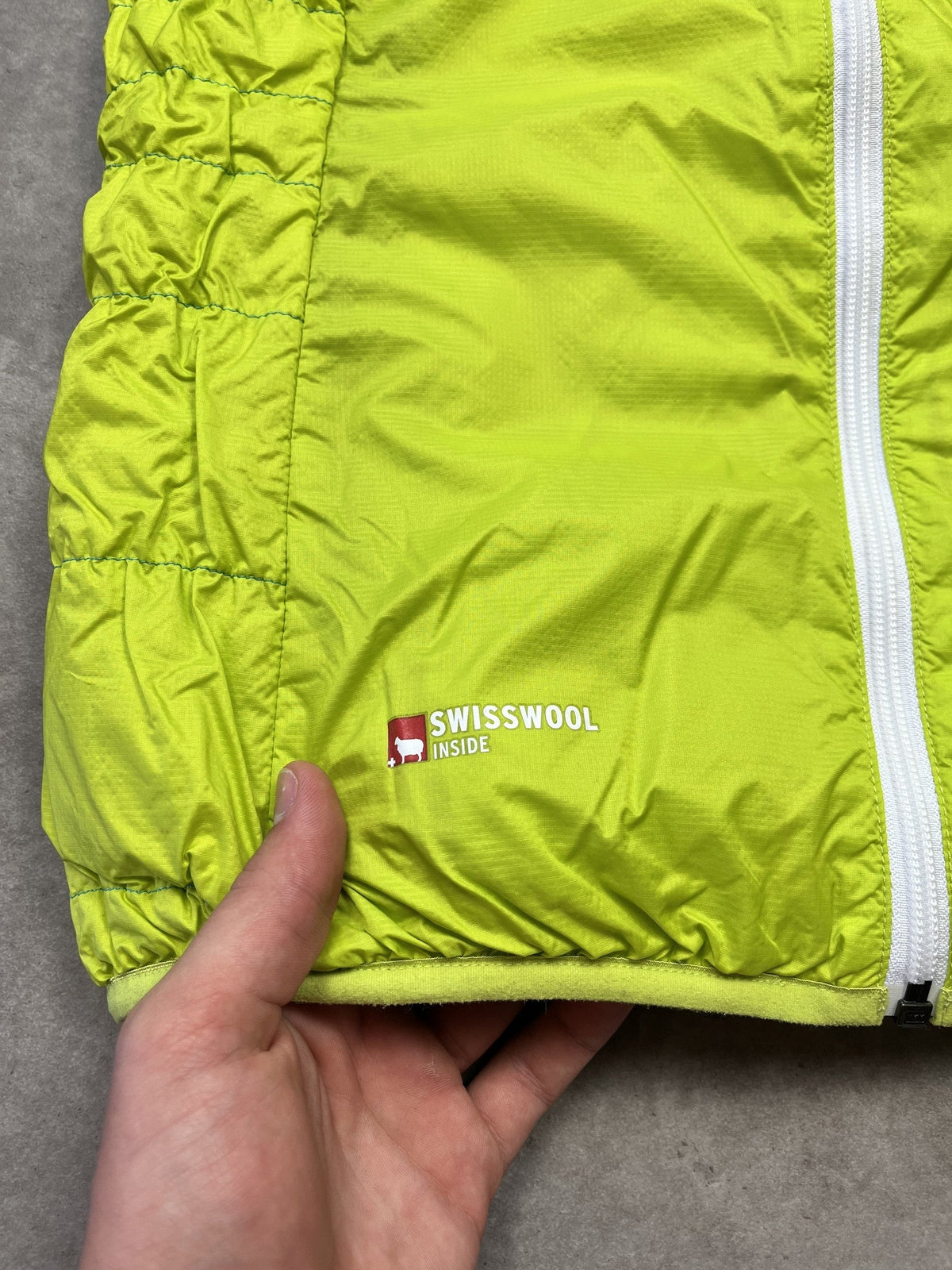 Ortovox Weste Neon Blau Grün Gr. M Damen