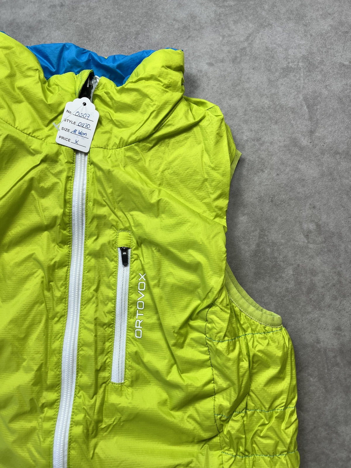 Ortovox Weste Neon Blau Grün Gr. M Damen