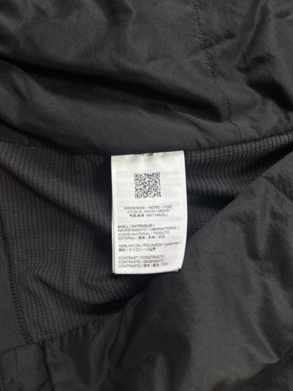 Arc'teryx Atom SL Hoody Schwarz Gr. XL Damen