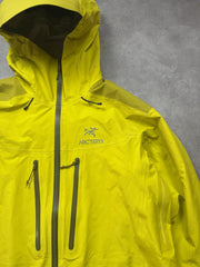 Arc'teryx Alpha AR Hardshell Jacke Gelb Gr. L