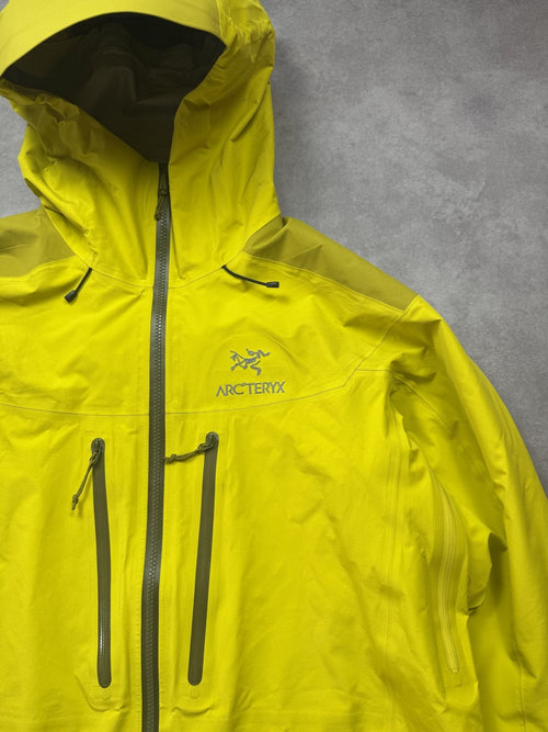 Arcteryx Alpha AR Hardshell Jacke Gelb Gr. L