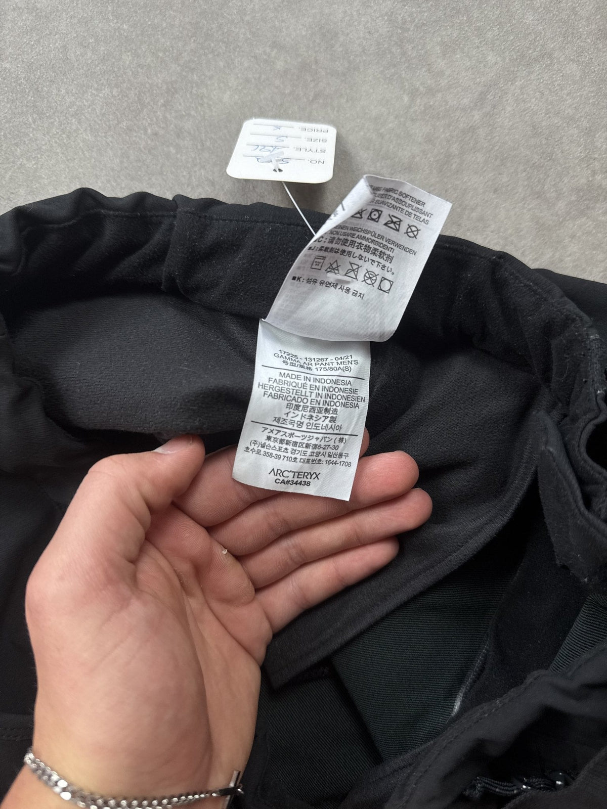 Arc'teryx Gamma AR Softshellhose Schwarz Gr. S