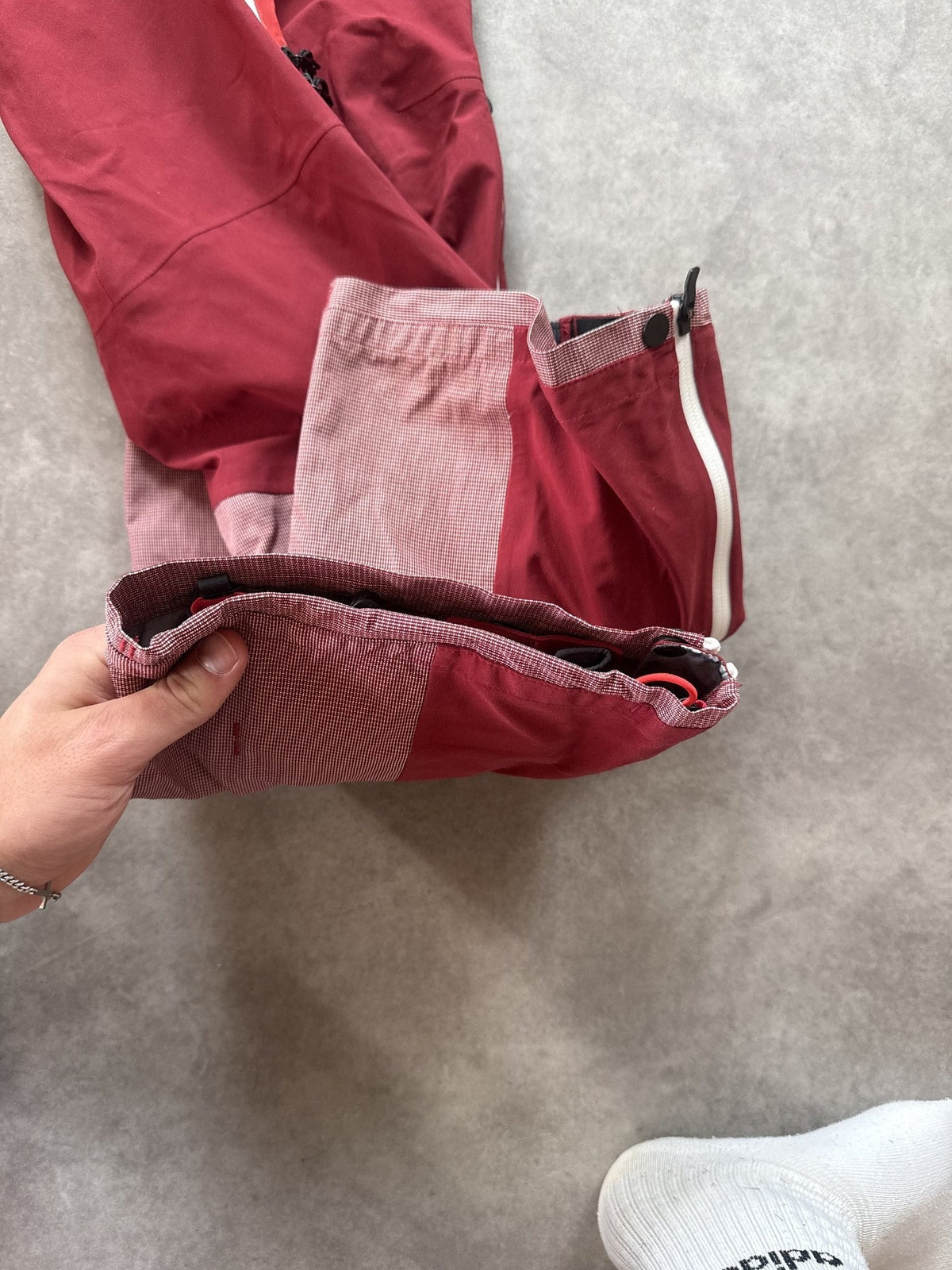 Ortovox Westalpen 3L Pants Hardshellhose Burgunderrot Gr. M Damen
