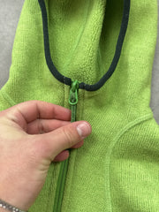Arc'teryx Vintage Polartec Fleece Zip Hoodie Grün Gr. XS Damen