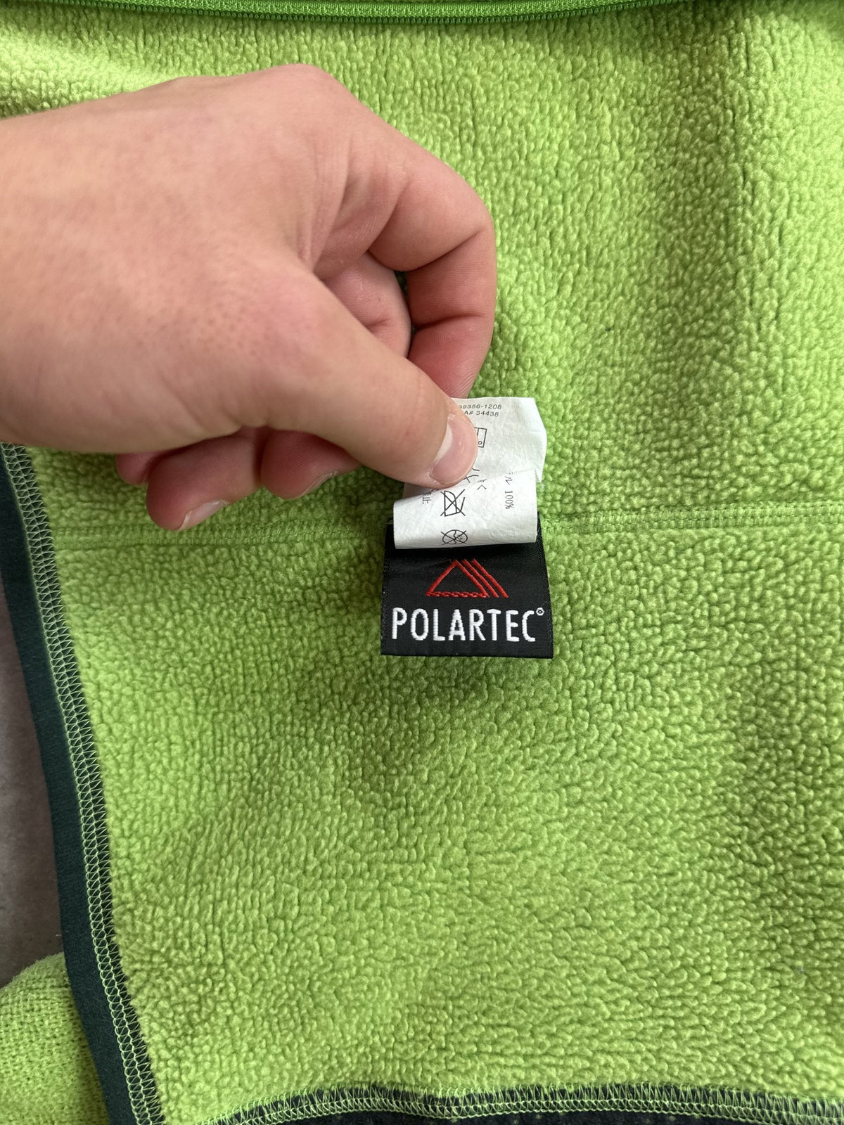 Arc'teryx Vintage Polartec Fleece Zip Hoodie Grün Gr. XS Damen