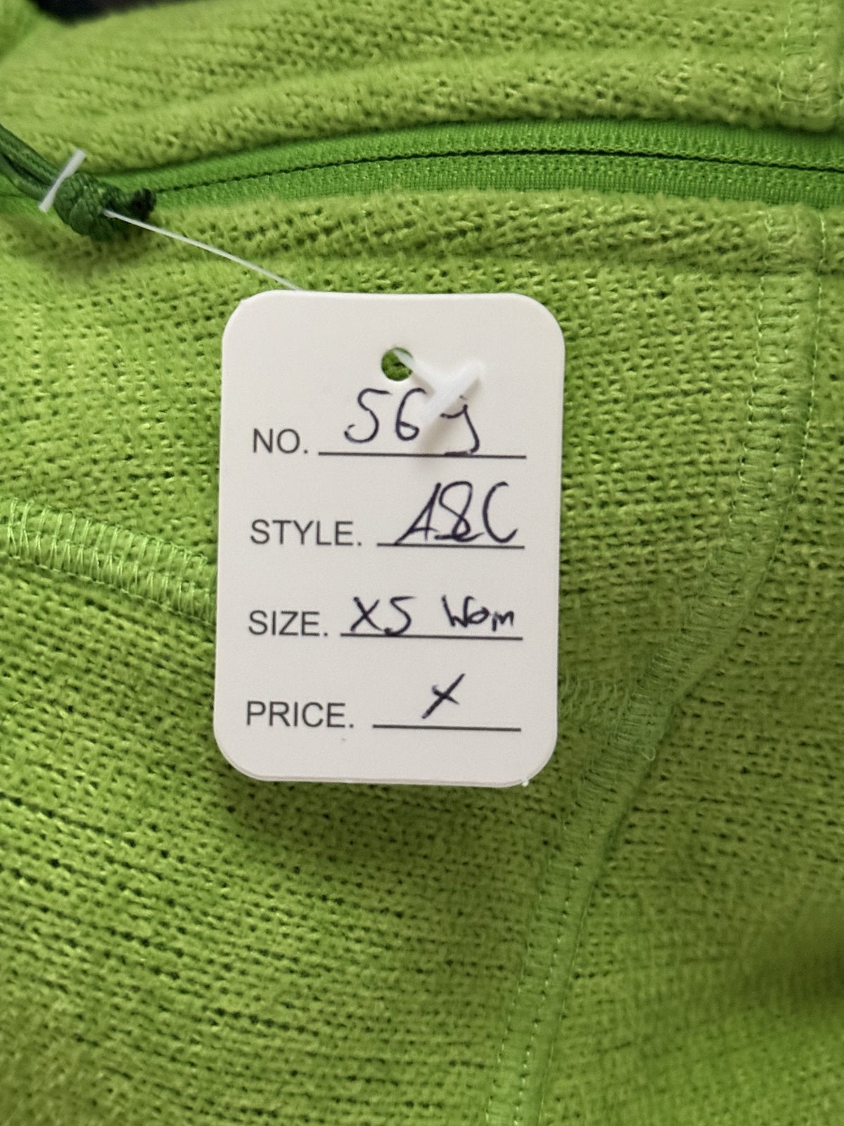 Arc'teryx Vintage Polartec Fleece Zip Hoodie Grün Gr. XS Damen