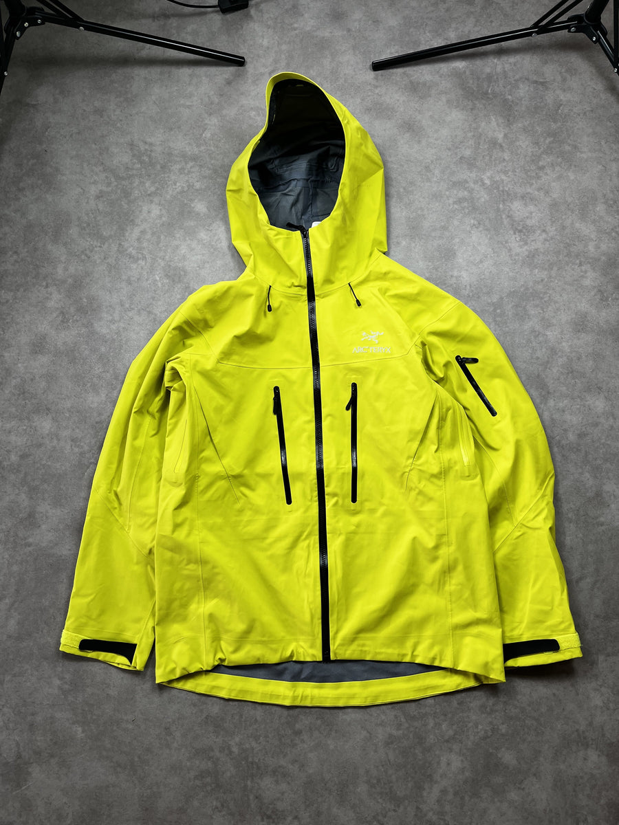 Arc'teryx Alpha SV Hardshell Jacke Gelb Gr. XL