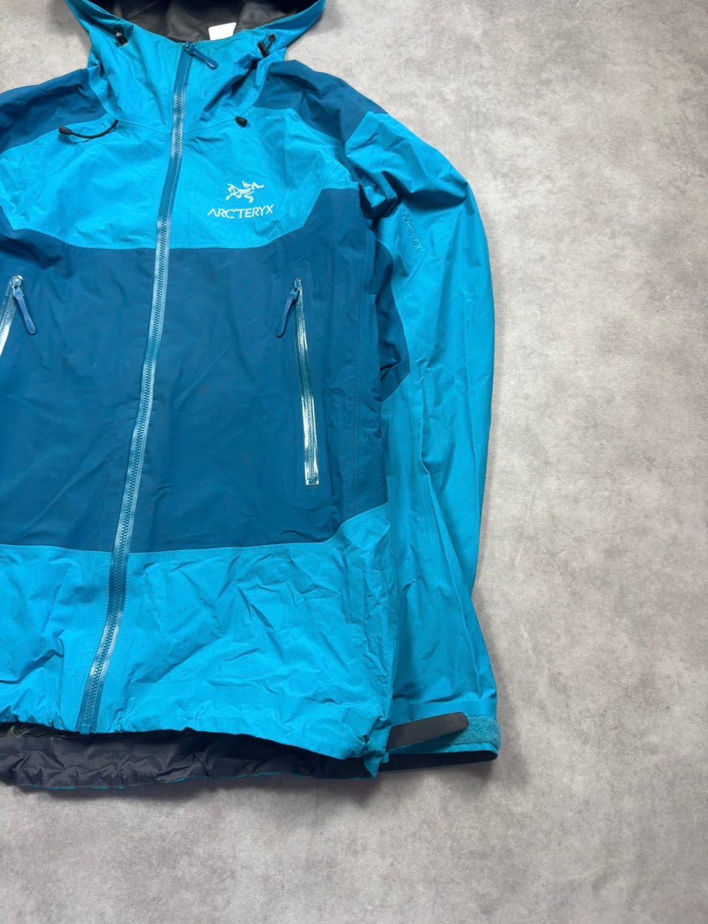 Arcteryx Hardshell Jacke Blau Gr. S-M - Blau - S-M