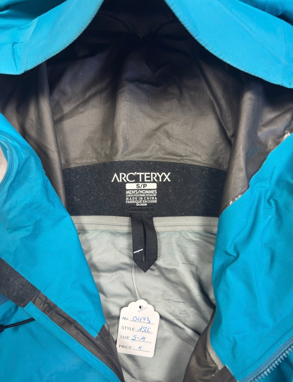 Arcteryx Hardshell Jacke Blau Gr. S-M - Blau - S-M