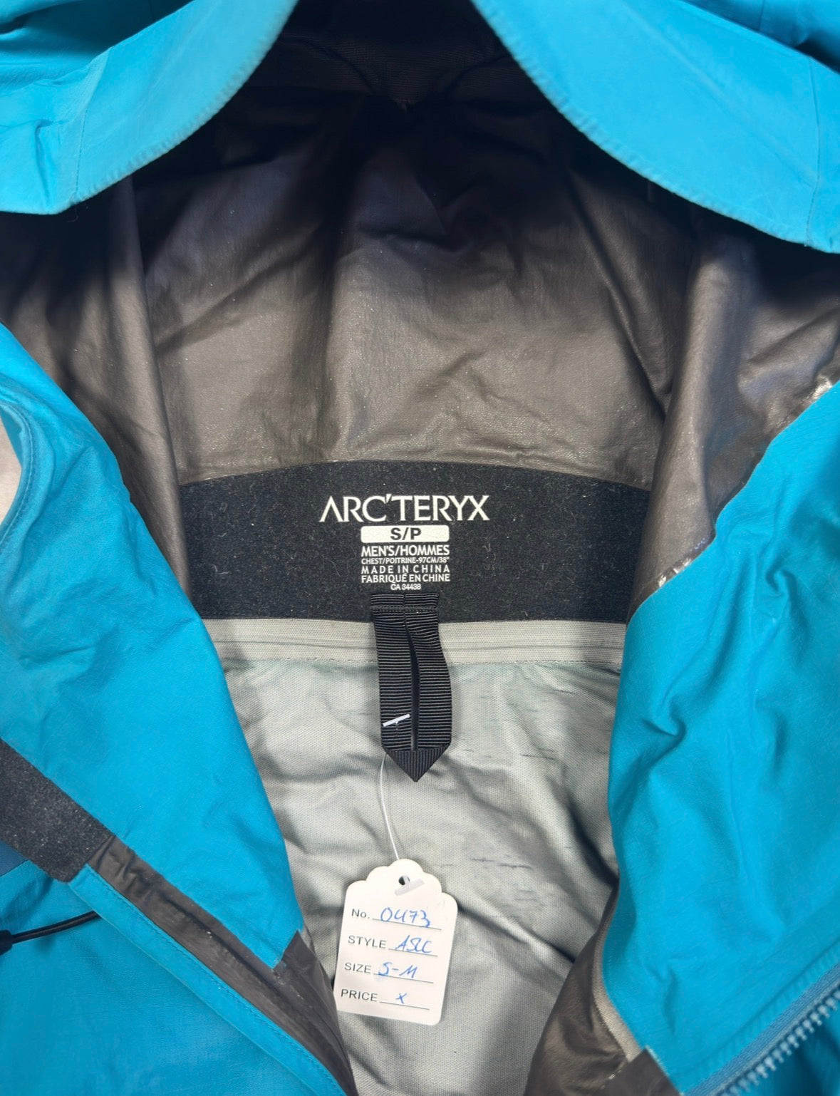 Arcteryx Hardshell Jacke Blau Gr. S-M - Blau - S-M