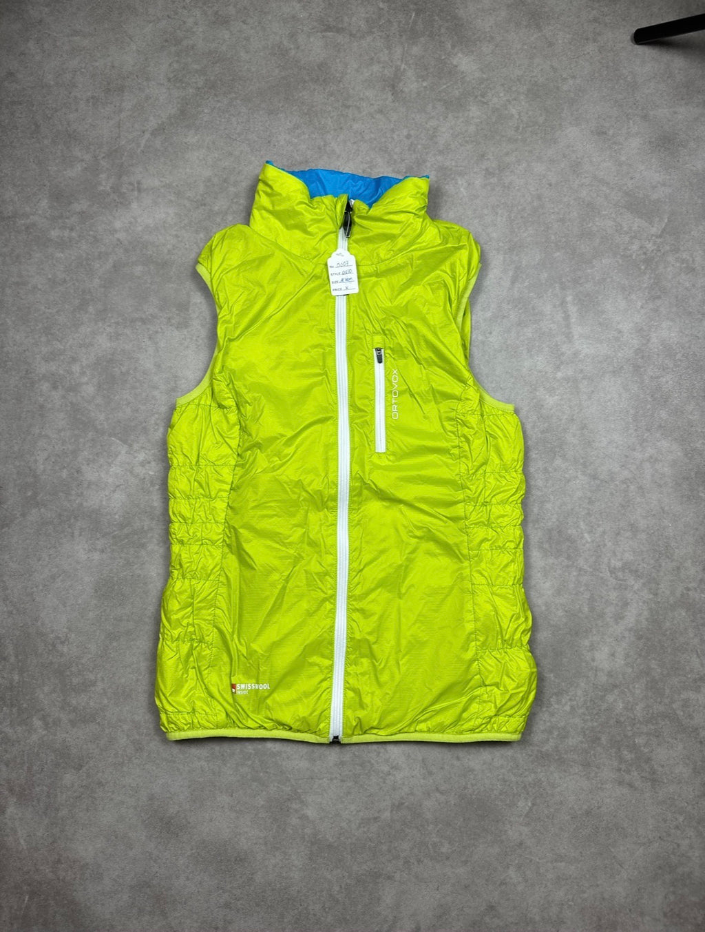 Ortovox Vest Neon Blue Green Size M Women - Green Blue - M Women