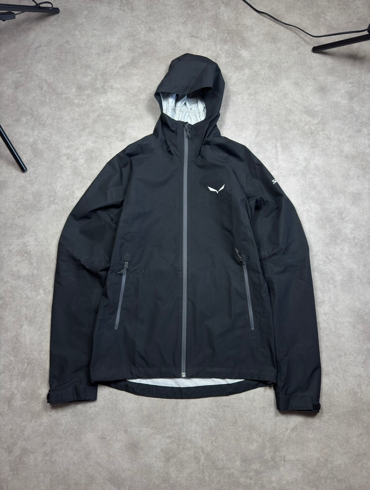 Salewa Regenjacke Schwarz Gr. S - Schwarz - S