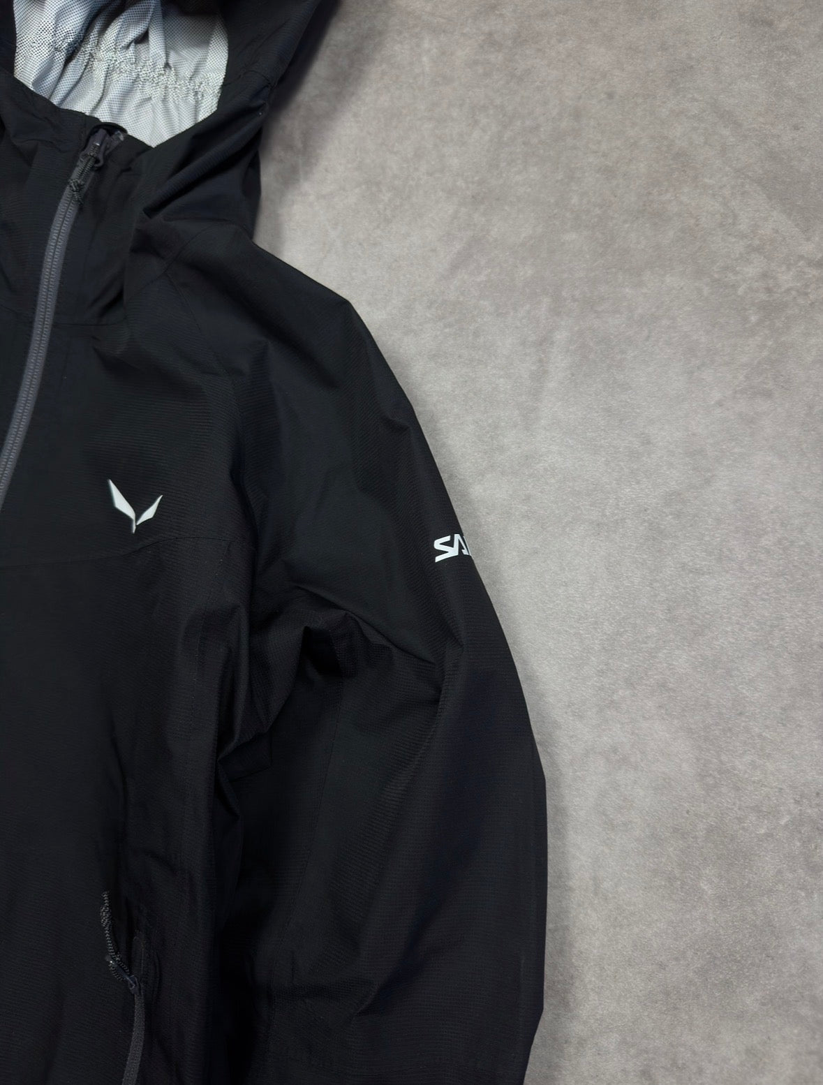 Salewa Regenjacke Schwarz Gr. S - Schwarz - S