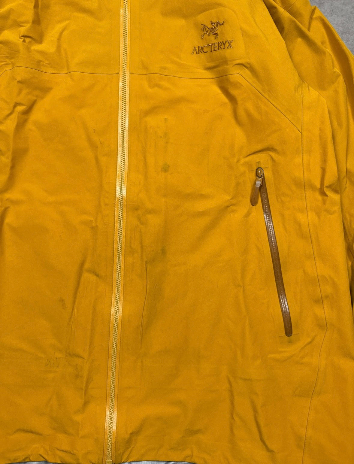Arcteryx Hardshell Jacke Gelb Gr. XL Damen - Gelb - XL Damen
