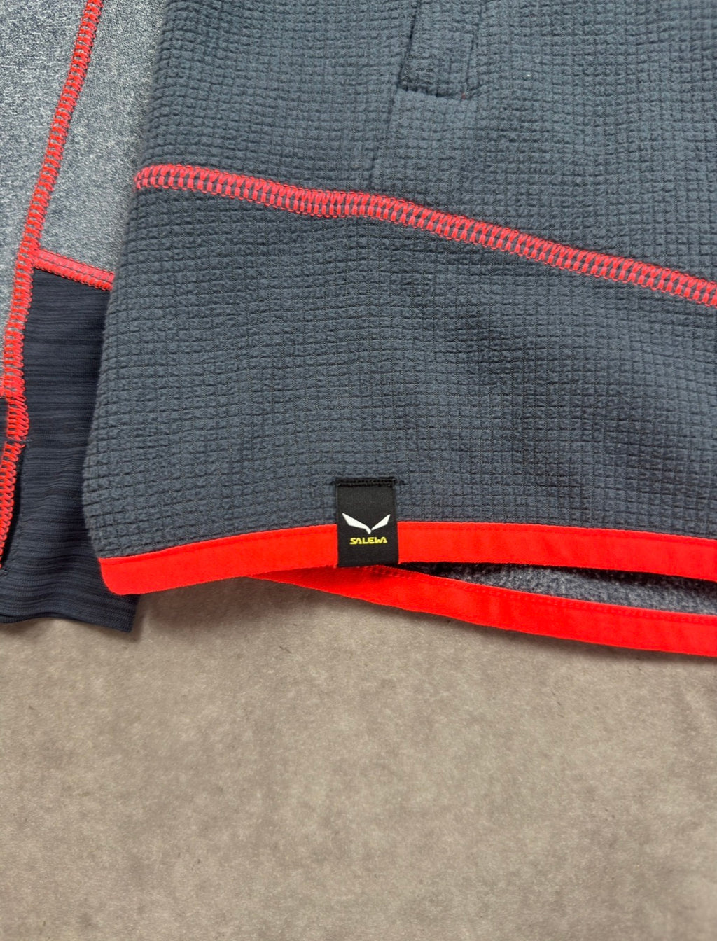Salewa Fleece Jacke Grau Gr. S - Grau - S Damen