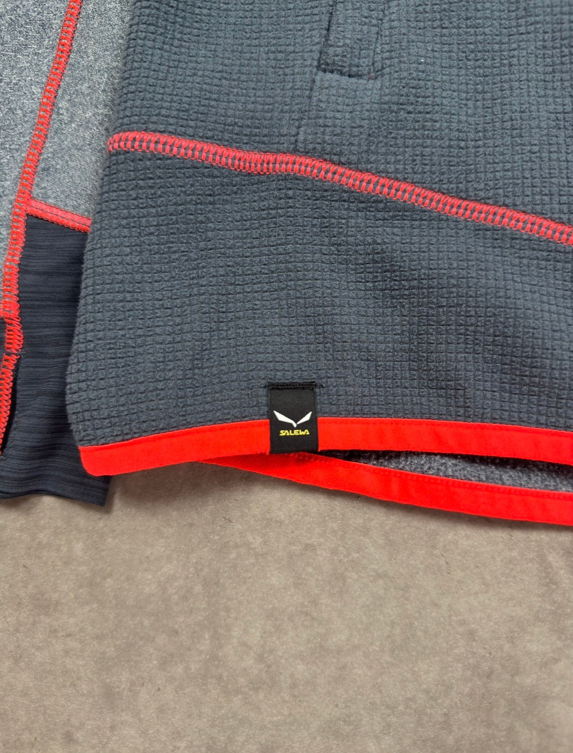 Salewa Fleece Jacke Grau Gr. S - Grau - S Damen