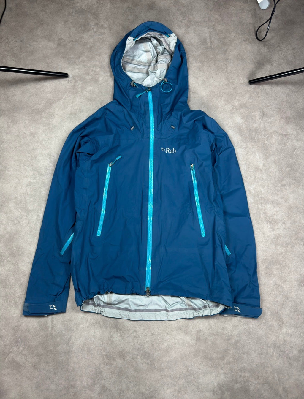 Rab hardshell Jacke Blau Gr. M Damen - Blau - M Damen