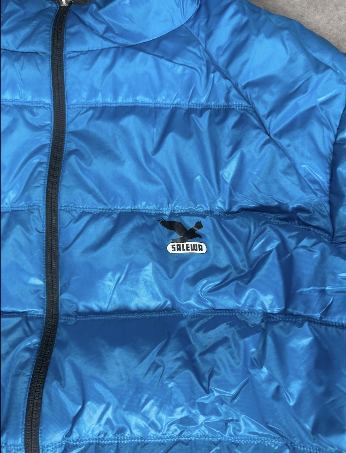 Salewa Daunenjacke Blau Gr. XL Neu - Blau - XL
