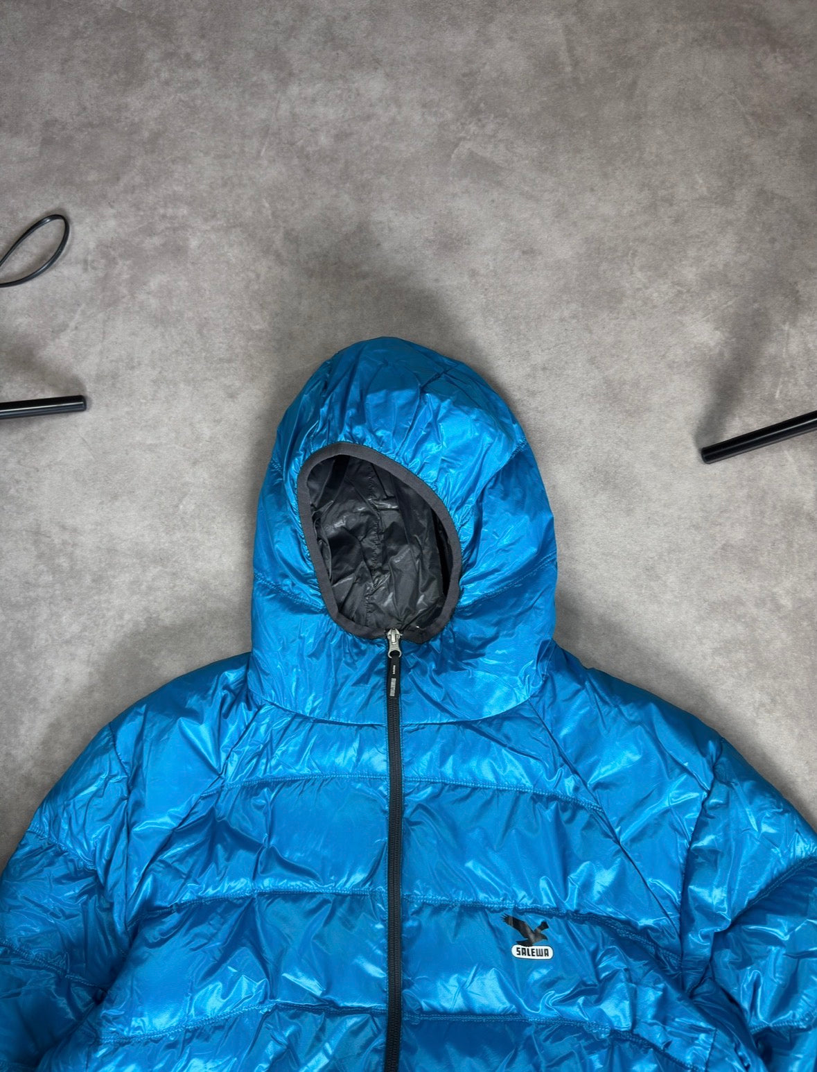Salewa Daunenjacke Blau Gr. XL Neu - Blau - XL