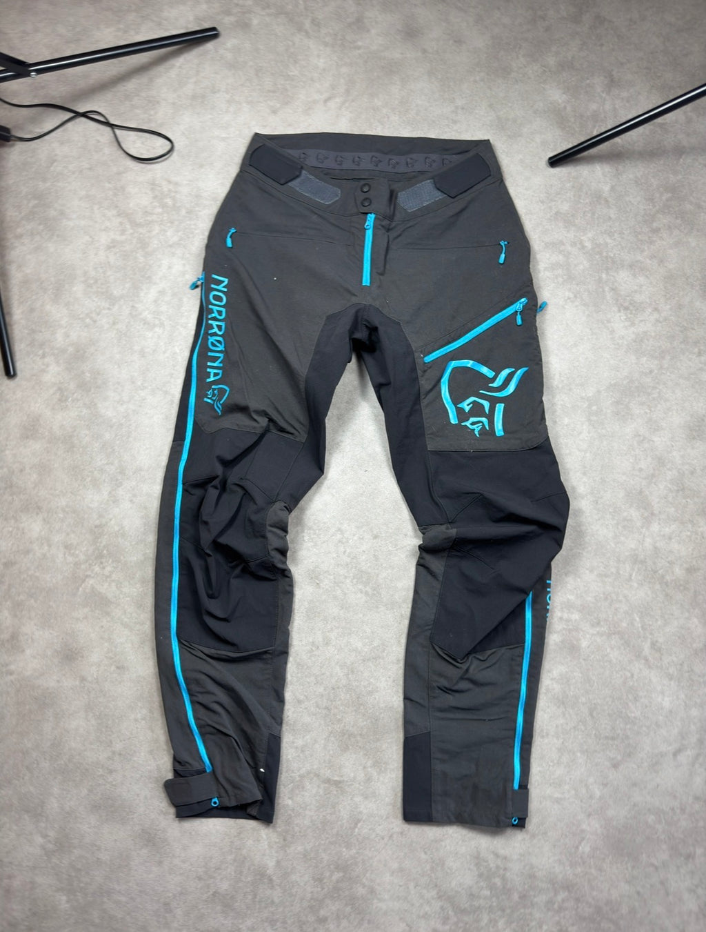 Norrona Hardshell Ski Pants Size M - Black - M