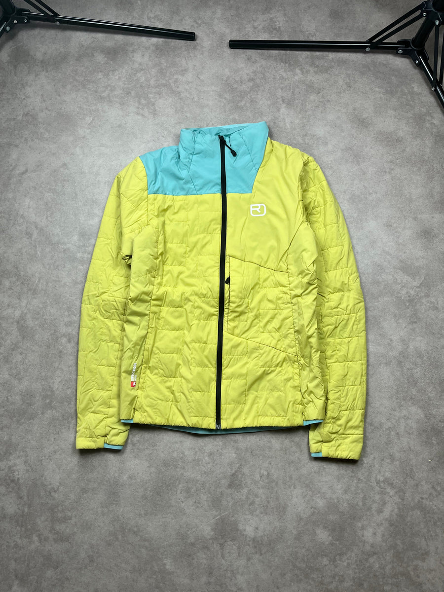 Ortovox Daunenjacke Gelb/Grün Gr. XS Damen