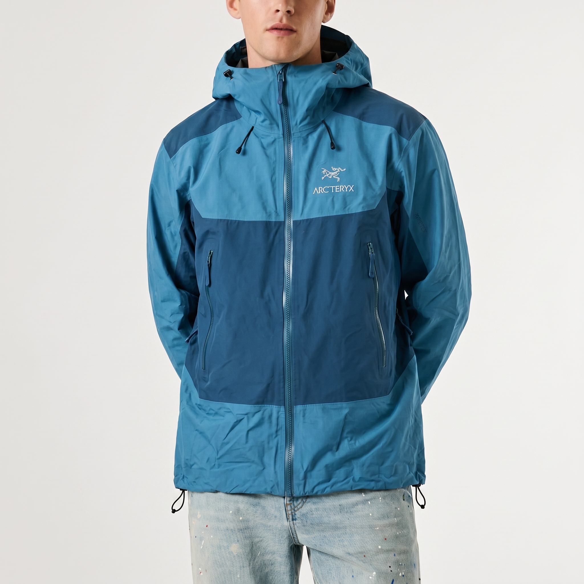 Arcteryx Hardshell Jacke Blau Gr. S-M - Blau - S-M