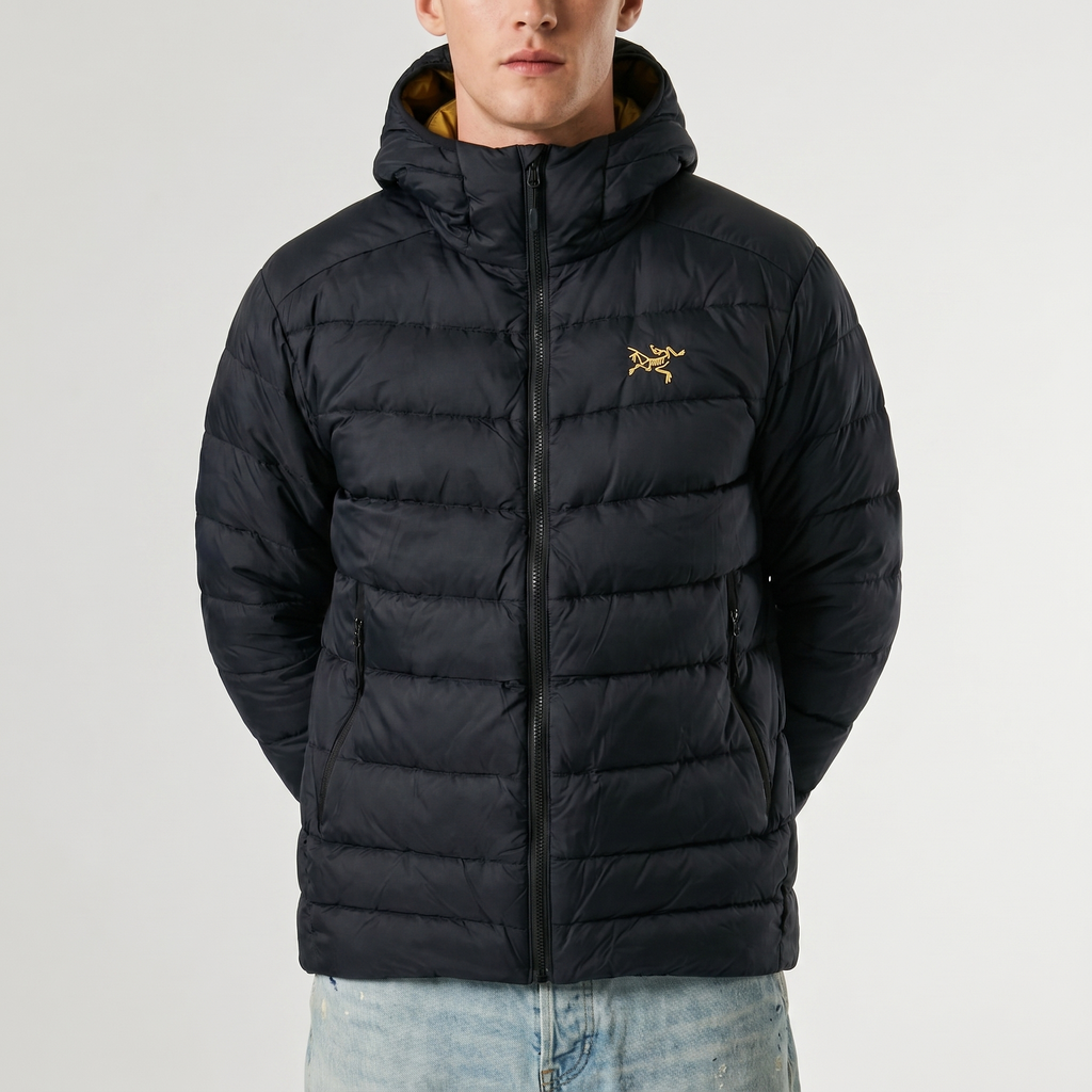 Arcteryx Daunenjacke Schwarz Gr. S - Schwarz - S