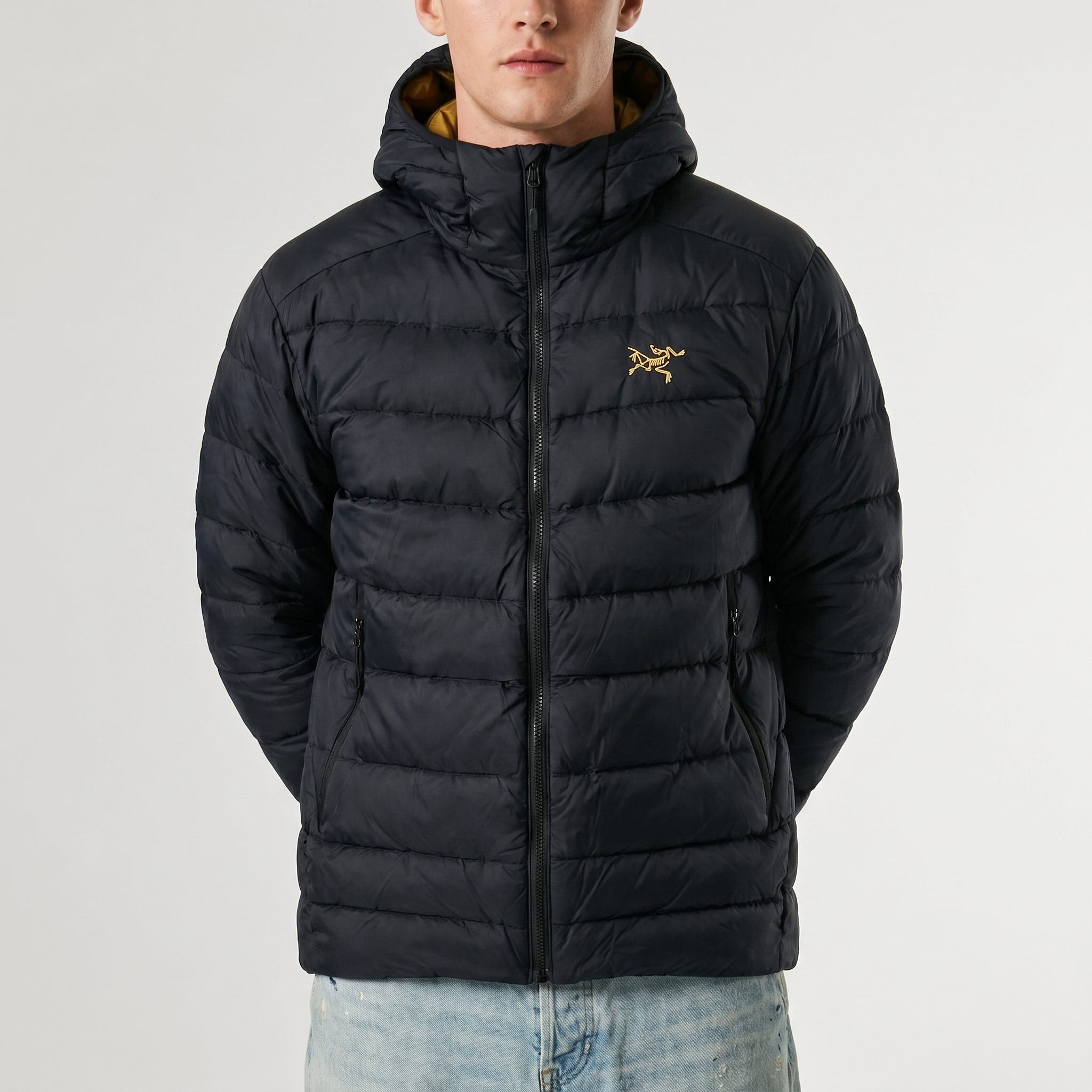 Arcteryx Daunenjacke Schwarz Gr. S - Schwarz - S