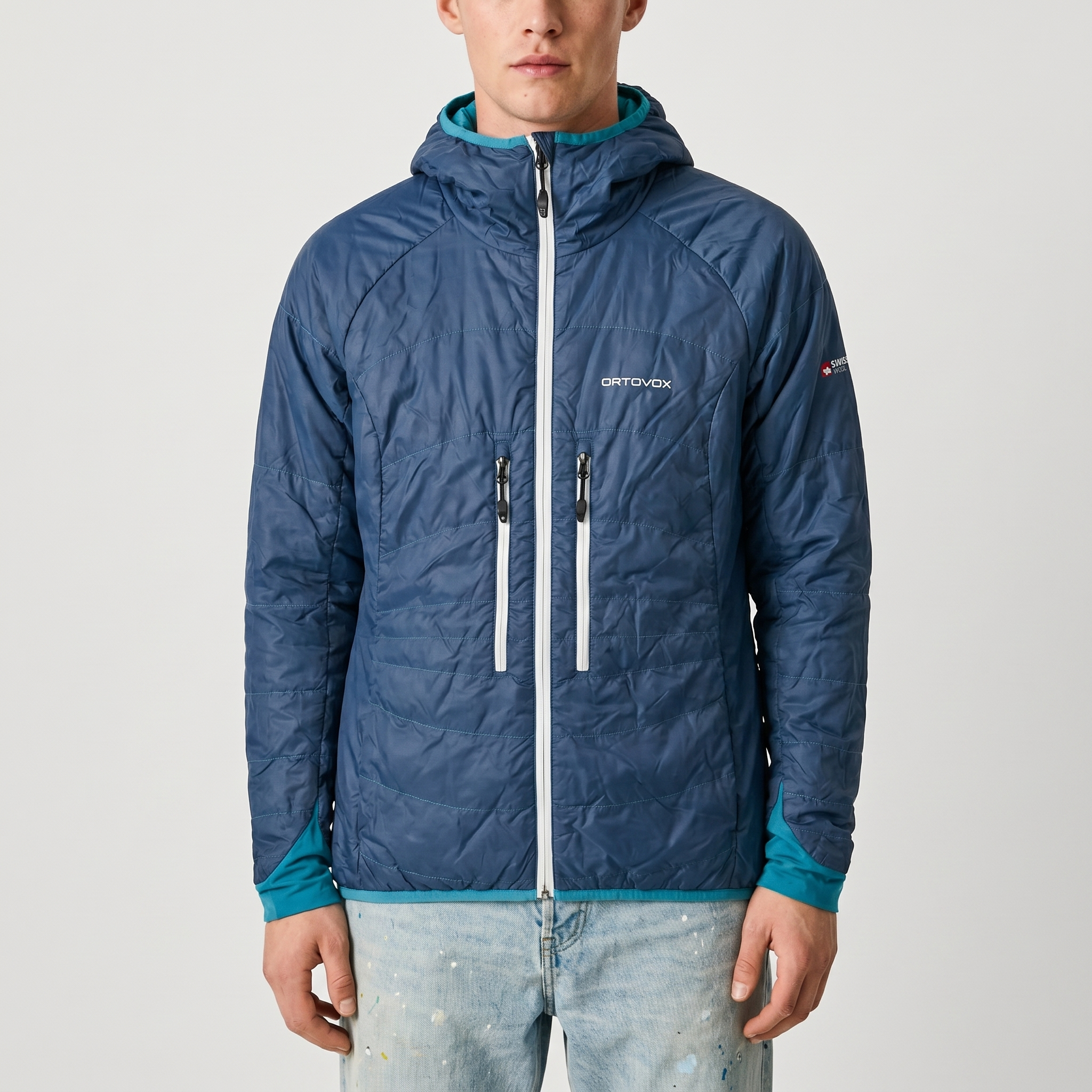 Ortovox Jacke Daunen Blau gr. S - Blau - S