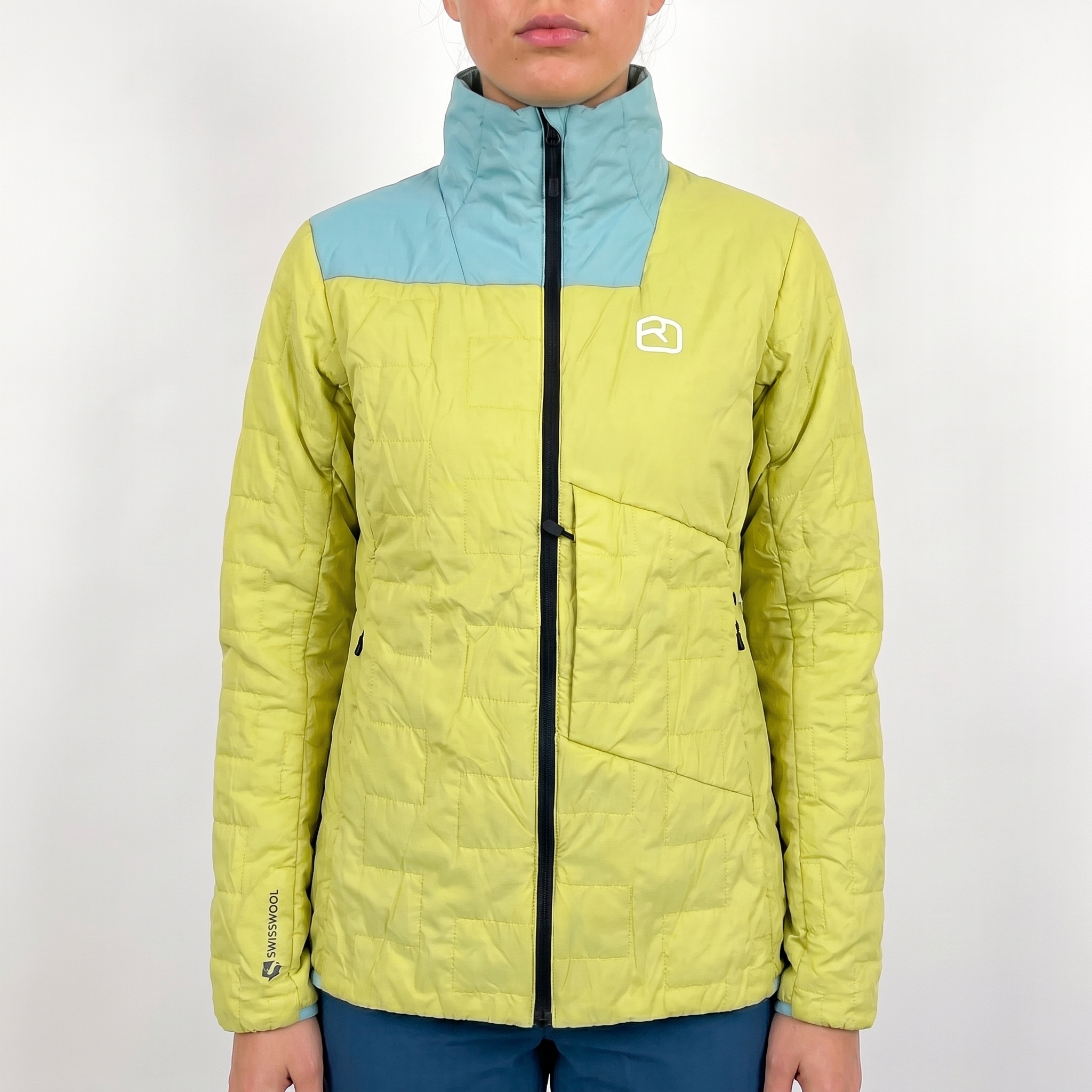 Ortovox Jacke Daunen Gelb Grün gr. XS Damen - Gelb Grün - XS Damen