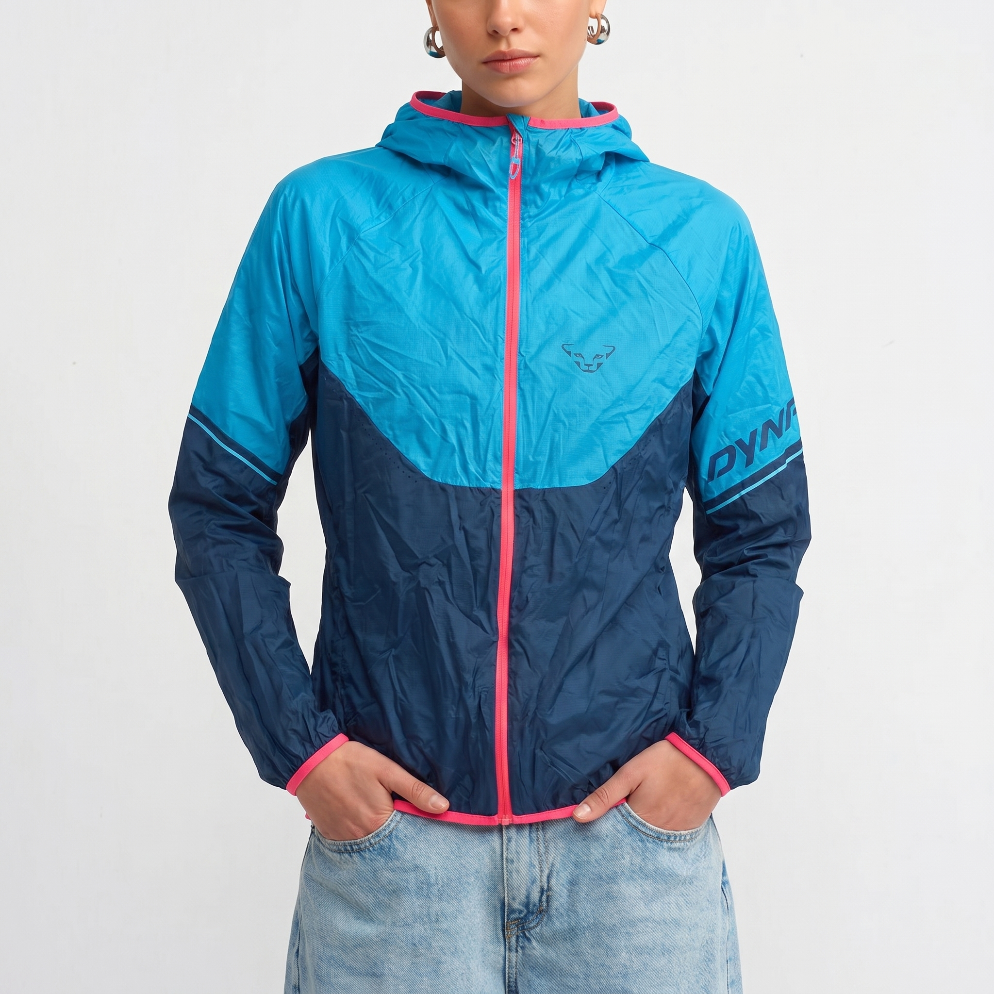 Dynafit Windjacke Blau Gr. XS Damen - Blau - XS Damen