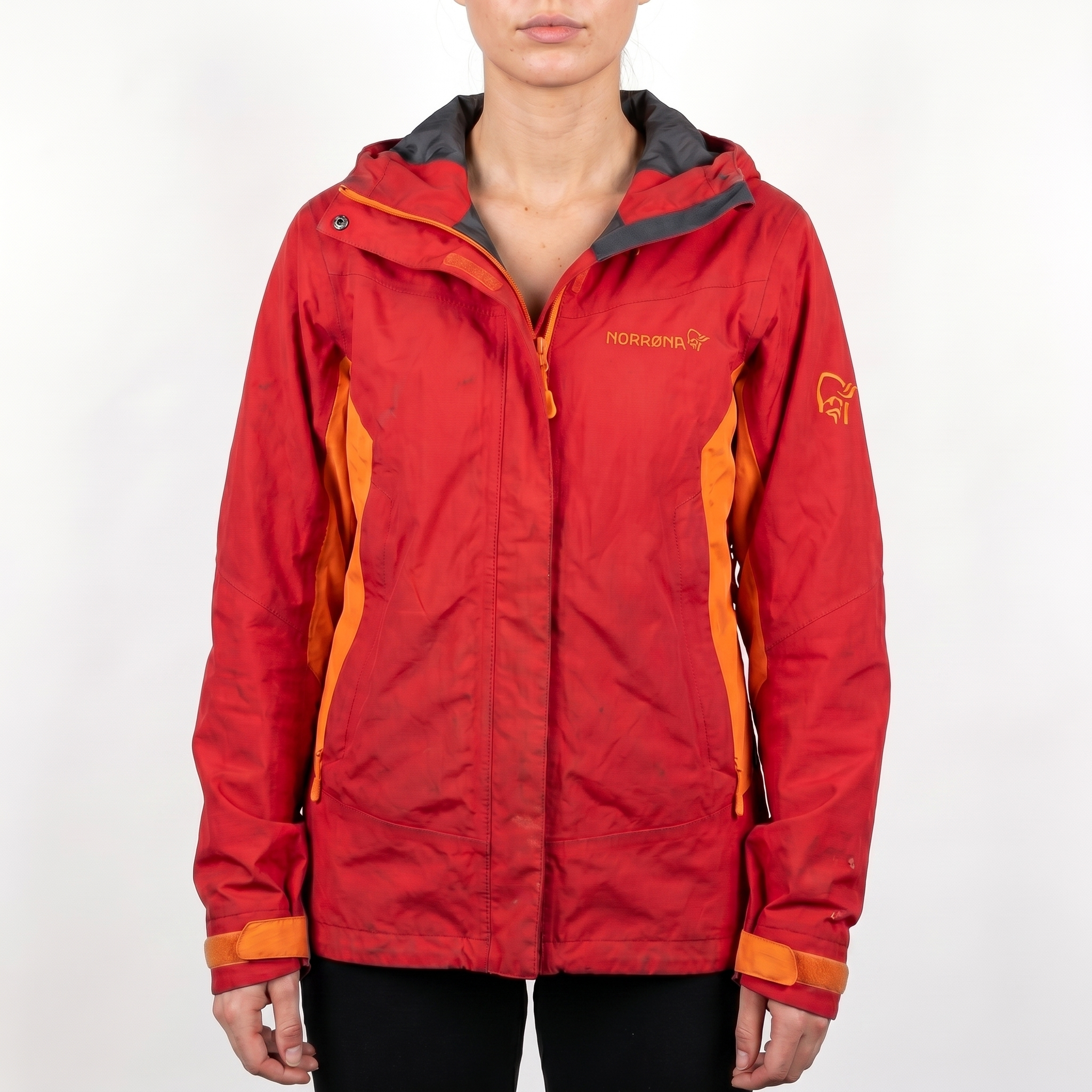 Norrona Hardshell Jacke Rot Gr. S - Rot - S Damen