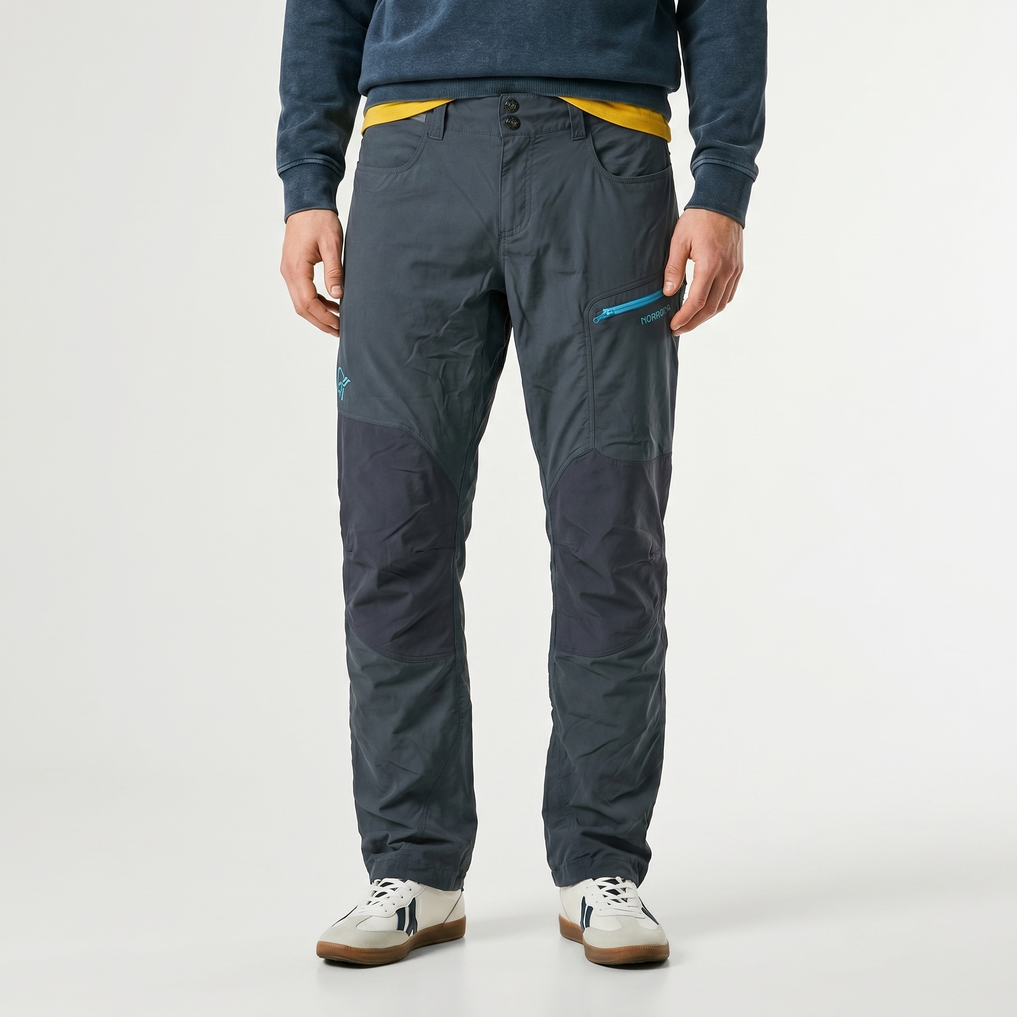 Norrona Wanderhose Blau Gr. L - Blau - L