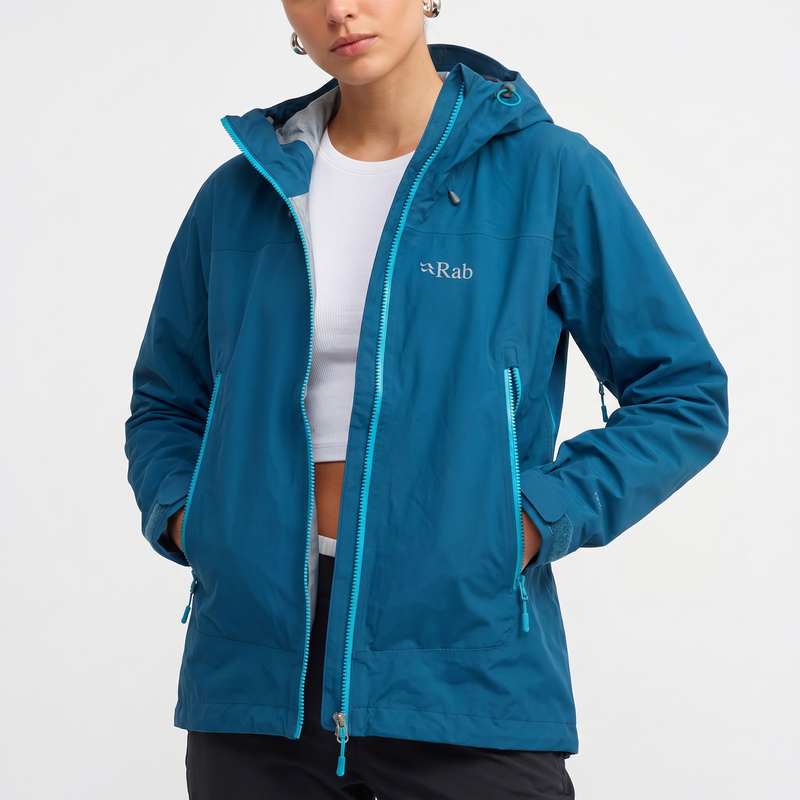 Rab Hardshell Jacket Blue Size M Women - Blue - M Women
