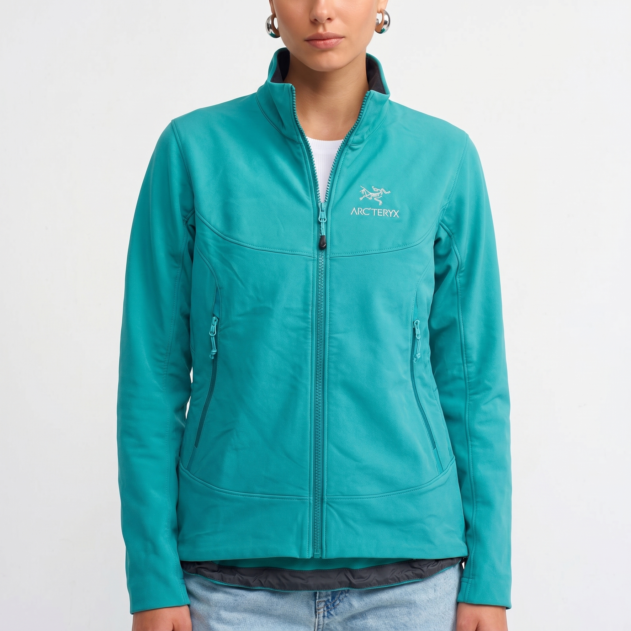Arcteryx Softshell Jacke Tyrkis Gr. M Damen - Blau - M Damen