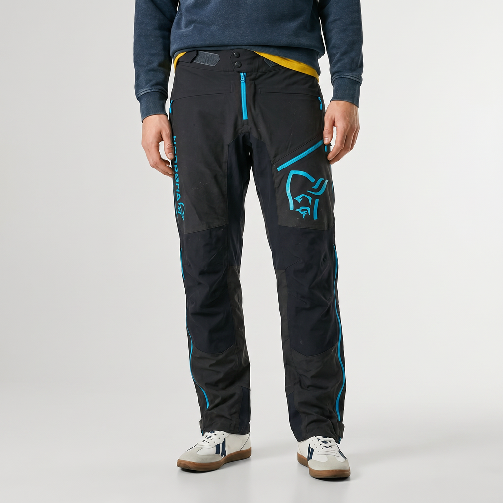 Norrona Hardshell Ski Pants Size M - Black - M